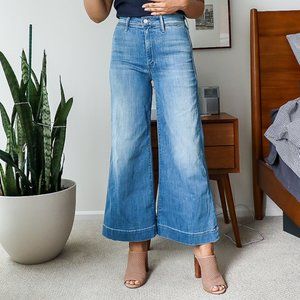 MOTHER Denim wide leg culotte